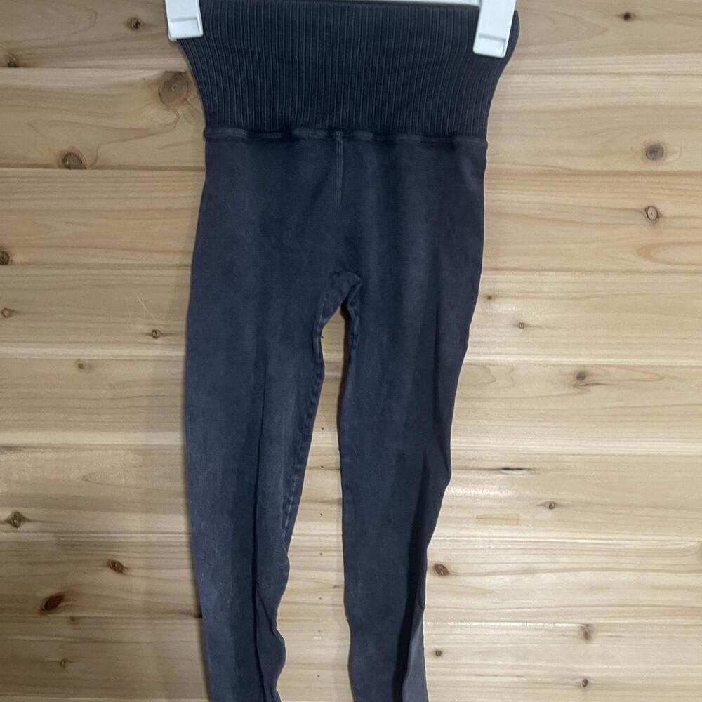 Dark Grey Blue Washed Color